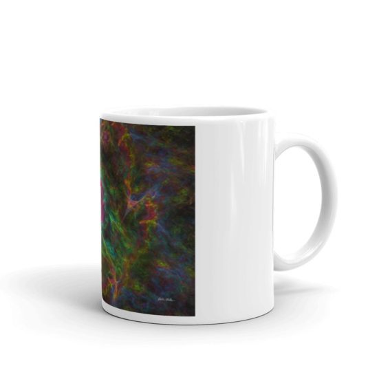 Fractal Art Mug - "Ether" - 11oz - Side View
