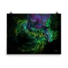 "Nebula" Digital Fractal Poster Print - 18x24inch