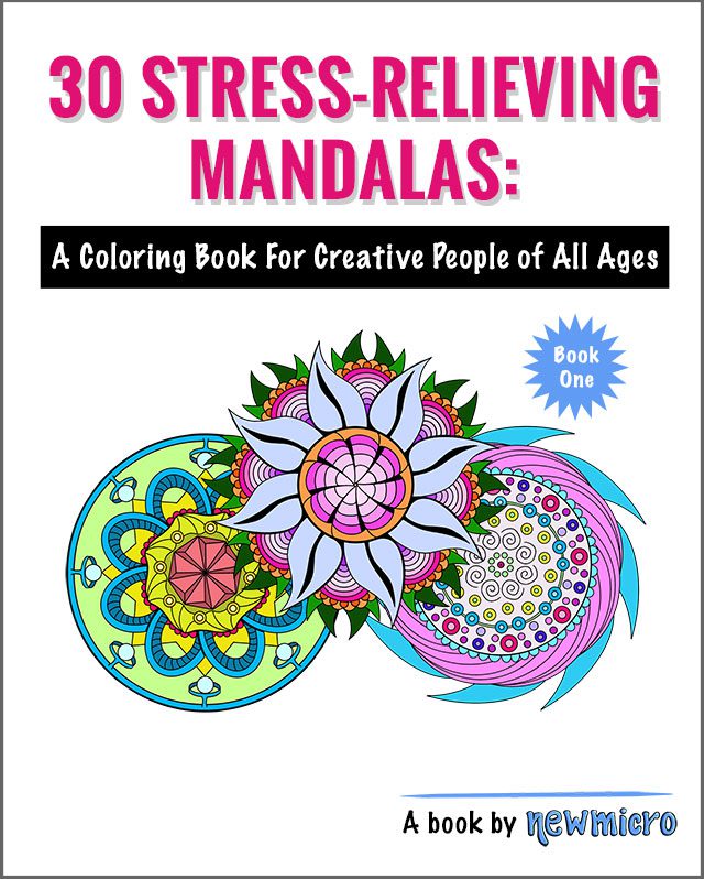Mandalas Coloring Book Front Cover